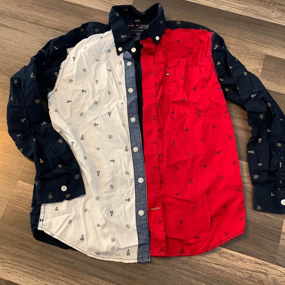 Button down boys top